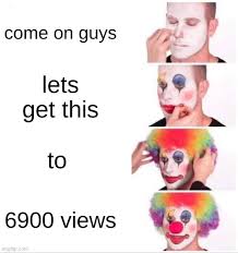 clown applying makeup memes gifs