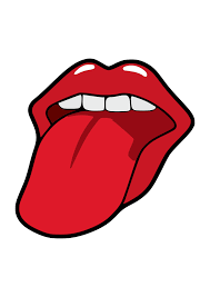 mouth tongue out clipart free svg