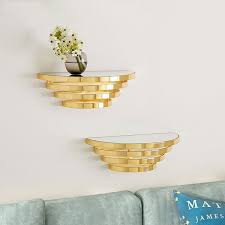 Modern Floating Shelves Display Wall