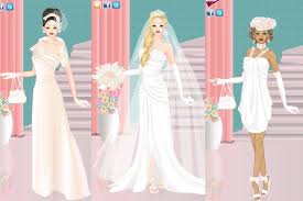 spring bride dress up game by