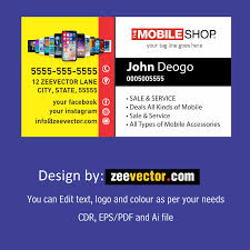 mobile business card design free