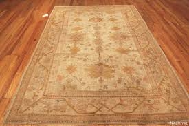soft antique turkish oushak rug 71739