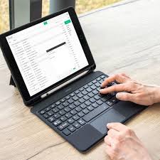azerty bluetooth keyboard with touchpad