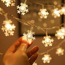 Battery Operated Led Snowflake Lights