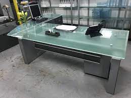 Glass Executive Desk 247