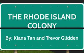the rhode island colony by trevor glidden