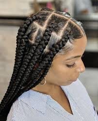 Big box braids styles we love. Jumbo Knotless PÉªÉ´ á´€á´€Ê€Ê S Éªá´…á´‡á´€s Big Box Braids Hairstyles Girls Hairstyles Braids Braids Hairstyles Pictures