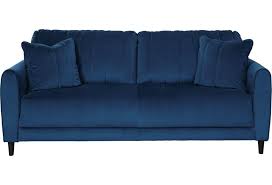 Match your unique style to your budget with a brand new signature design by ashley® sofas & couches to transform the look of your room. Ashley Signature Design Enderlin Contemporary Sofa In Blue Velvet Fabric Johnny Janosik Sofas