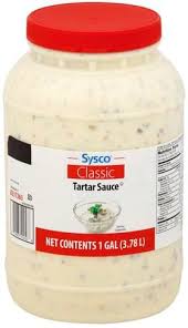 sysco clic tartar sauce 1 gl