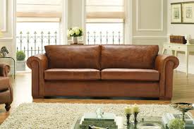 aspen 4 seater leather sofa