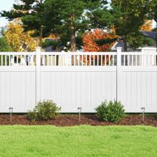 Spindle Privacy Fence Vinyl Fencing