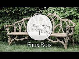 Whimsical Faux Bois Furniture