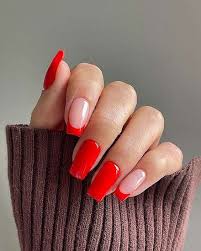 red nail designs for a chic and trendy look