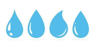 water drop vector art icons and