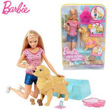 Búp Bê Barbie Chăm Sóc Cho Động Vật Series Sơ Sinh Con Búp Bê & Thú
