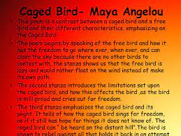 ppt caged bird maya angelou