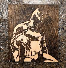 Handmade Batman Wood And Art Wall
