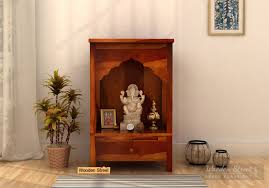5 small wooden temple designs for home