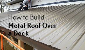Metal Roof Over A Deck Roof