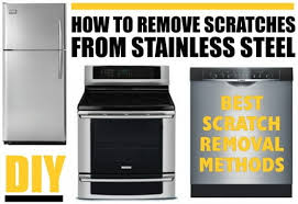remove scratches from stainless steel