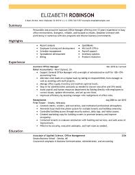 Unforgettable Assistant Manager Resume Examples To Stand Out
