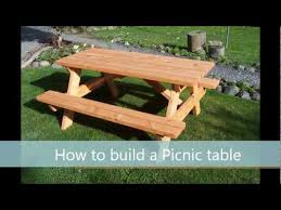 How To Build A Picnic Table A Step By