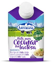 Recetas sin lactosa para compartir con personas alérgicas o intolerantes a la lactosa. Nata Para Cocinar Sin Lactosa Central Lechera Asturiana