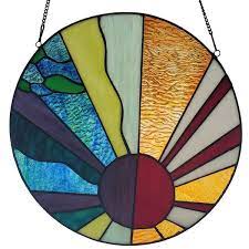 Stained Glass Window Panel 20105