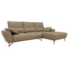torino leather sofa with adjule
