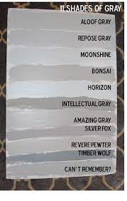 Grey Our House Paint Colors