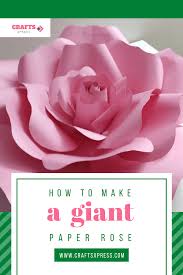how to make a giant paper rose step