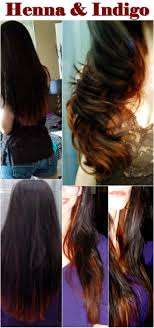 You can combine henna and indigo for brown color, but not for black. My Black And Copper Hair 1st Time Using Pure Henna And Indigo Powder I 1st Dyed All Of My Hair Wit Herbal Hair Colour Brown Hair Using Henna Hair Dye Advice