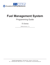 T5 Series Fuel Management System Programming Guide