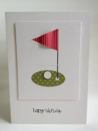 Funny birthday quotes about cake, candles, and gifts. Stampin Up My Way Clean Simple Golf Cards Handmade Creative Cards Greeting Cards Handmade