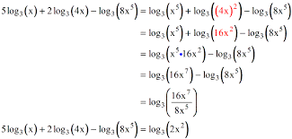 combining or condensing logarithms