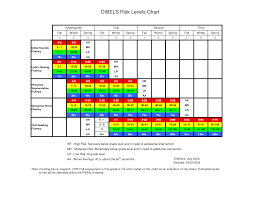 Reading Level Correlation Chart Dibels Risk Levels Chart