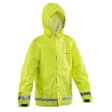 Grundens Weather Watch Rain Gear Kids Jacket Hi Visibility