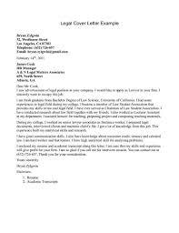 Law Cover Letter Sample Under Fontanacountryinn Com