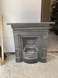 Vintage Cast Iron Fireplace 200 00