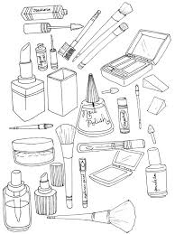 Face coloring pages for makeup. Makeup Coloring Pages Free Printable Makeup Coloring Pages