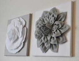 3d Felt Flower Wall Art Diy Tutorial