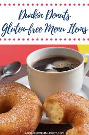 dunkin donuts gluten free menu items