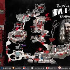 map howl o scream 2021 busch gardens