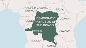 De evenaar loopt door het noorden van het land, het grootste deel ligt in het zuidelijk halfrond en het uiterste noorden ligt in het noordelijk halfrond. Democratic Republic Of The Congo