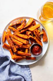 crispy oven baked sweet potato fries