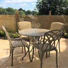 hannah 4 seater patio table chairs