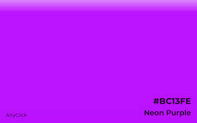 Neon Purple Color Arty