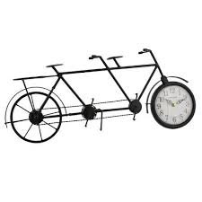 tandem bicycle clock garden ornaments