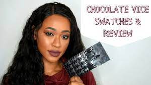 chocolate vice palette swatches
