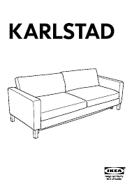 You're guaranteed to find it here. Karlstad Three Seat Sofa Bed Cover Lindo Beige Ikeapedia